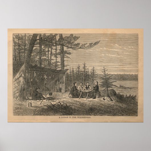 Eine Lodge im Grünen Poster (Vorne)