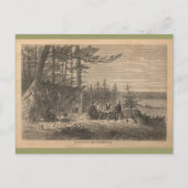 Eine Lodge im Grünen Postkarte (Vorderseite)