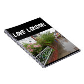 Eine Londoner Straße und regen England Notizblock (Rechte Seite)