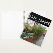 Eine Londoner Straße und regen England Planer (Anzeige)