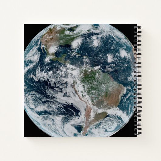 Eine lose Kette tropischer Wirbelstürme Notizblock (Rückseite)