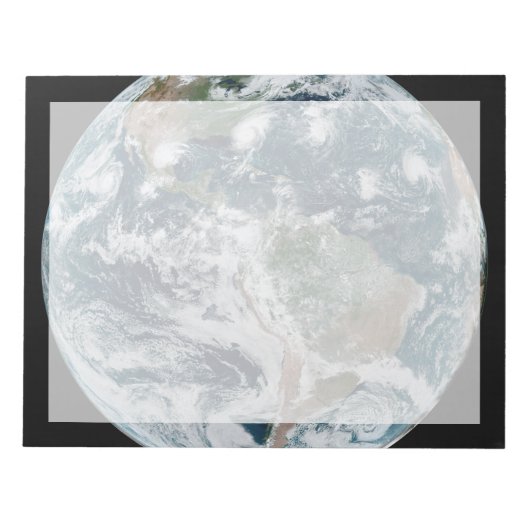 Eine lose Kette tropischer Wirbelstürme Notizblock (Vorderseite)