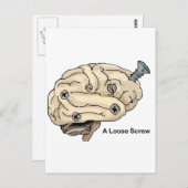 Eine lose Schraube Postkarte (Vorne/Hinten)