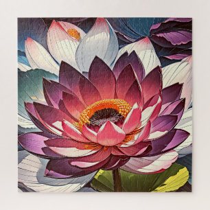 Eine Lotus-Blume Puzzle