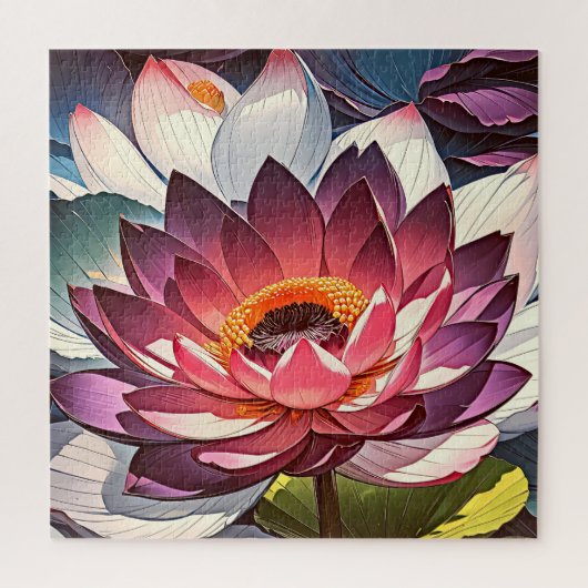 Eine Lotus-Blume Puzzle (Vertikal)