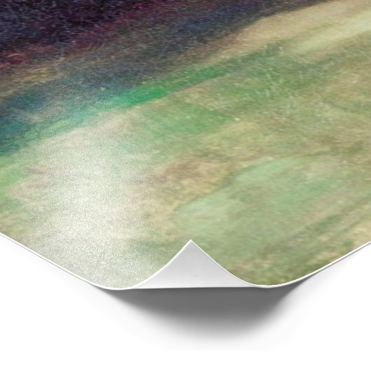 Eine Löwe attackiert ein Pferdegemälde -17620 Fotodruck (Ecke)