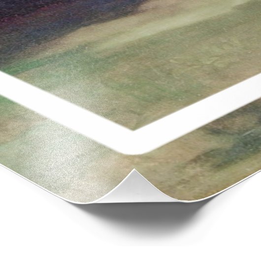 Eine Löwe attackiert ein Pferdegemälde -17620 Fotodruck (Ecke)