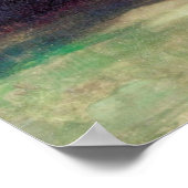 Eine Löwe attackiert ein Pferdegemälde -17620 Poster (Ecke)