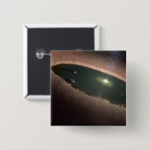 Eine Lücke in einem protoplanetären oder planetenb Button (Vorne & Hinten)