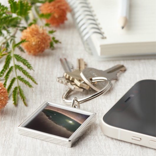 Eine Lücke in einem protoplanetären oder planetenb Schlüsselanhänger (Seite)