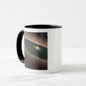 Eine Lücke in einem protoplanetären oder planetenb Tasse (Vorderseite Links)