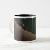Eine Lücke in einem protoplanetären oder planetenb Zweifarbige Tasse (Vorderseite Links)
