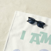 Eine Lucky Duck & Bubbles, süß gelb Strandtuch (Beispiel)