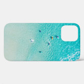 Eine Luftansicht der Surfer, die für eine Welle im Case-Mate iPhone Hülle (Rückseite (Horizontal))