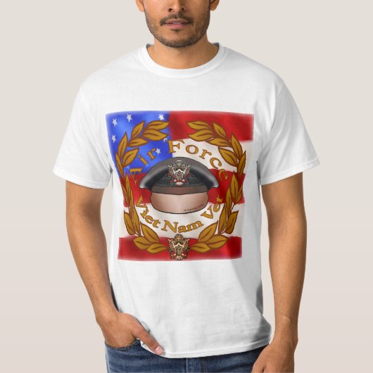 Eine Luftwaffe Viet Nam Vet T-Shirt (Vorderseite)