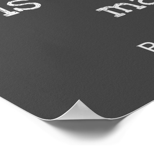 Eine Lüge wird nicht zum Wahrheitsplakat Poster (Ecke)