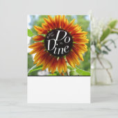 Eine lustige Einladung für ein Hochzeitsessen Prob (Stehend Vorderseite)