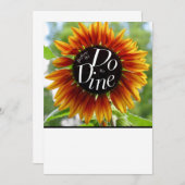 Eine lustige Einladung für ein Hochzeitsessen Prob (Vorne/Hinten)