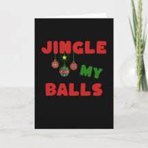 Eine lustige, freche Weihnachtskarte für ihn