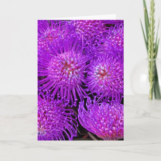 Eine lustige Funky Blume Card Karte (Vorderseite)