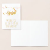 Eine lustige Goldgräberkarte zum Geburtstag Folienkarte (Anzeige)