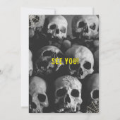 Eine lustige Halloween-Einladung Einladung (Rückseite)