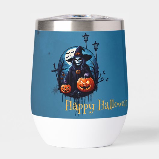 Eine lustige Halloween-Szene (Vorderseite)