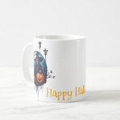 Eine lustige Halloween-Szene Kaffeetasse (Vorderseite Links)