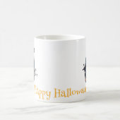 Eine lustige Halloween-Szene Kaffeetasse (Mittel)