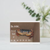 Eine lustige Karte, um einen Freund zu jubeln... Postkarte (Stehend Vorderseite)