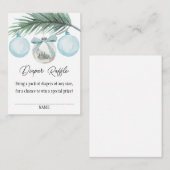 Eine lustige kleine Babydusche-Windelwaschkarte Visitenkarte (Vorne/Hinten)