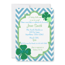 Eine lustige kleine irische Themed Baby-Dusche läd