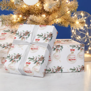 Eine lustige kleine Weihnachtsdusche modern Geschenkpapier