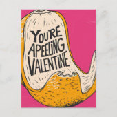 Eine lustige Pop-Kunst Valentine Postkarte (Vorderseite)