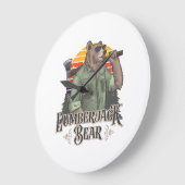 Eine lustige Puppe mit einem Cartoon Große Wanduhr (Winkel)