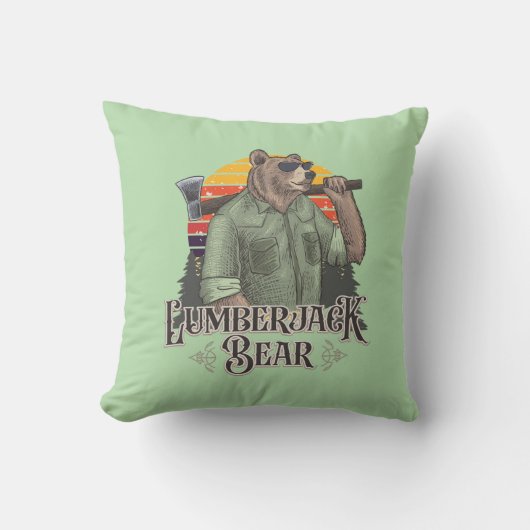 Eine lustige Puppe mit einem Cartoon Kissen (Vorderseite)