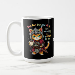 Eine lustige Sache, die man am Morgen tun kann, is Kaffeetasse