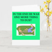 eine lustige Scheidungsidee für Sie Karte (Gelbe Blume)