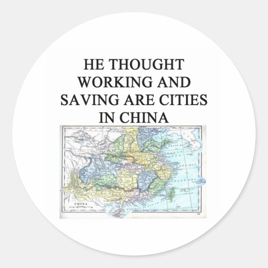 eine lustige Scheidungsidee für Sie! Runder Aufkleber (Vorderseite)