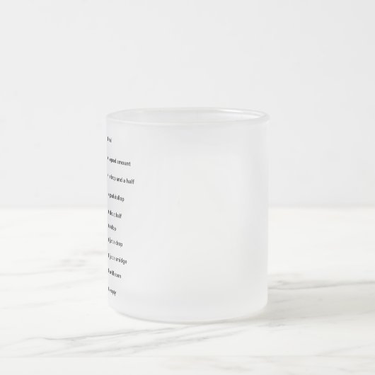 eine lustige Tasse (Mittel)