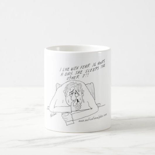 Eine lustige Tasse der Angst (Mittel)