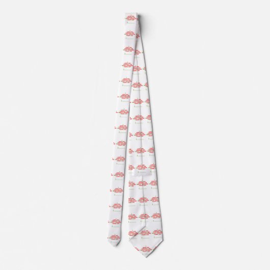 Eine lustige versteckte Nachricht Krawatte (Rückseite)