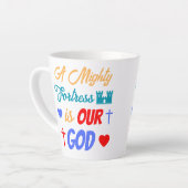 Eine mächtige Festung ist unser Gott Milchtasse (Linke Ecke)