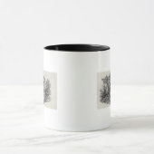 Eine Mädchen-Ansammlungs-Blumen Tasse (Zentrum)