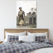 Eine Madurese des Rankes von Mantu, Platte 7 von V Leinwanddruck (Insitu (Schlafzimmer))