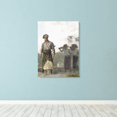 Eine Madurese des Rankes von Mantu, Platte 7 von V Leinwanddruck (Insitu (Holzboden))