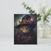 Eine Magick Cat Postkarte (Stehend Vorderseite)