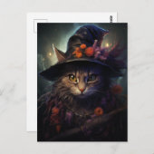 Eine Magick Cat Postkarte (Vorne/Hinten)