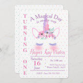 Eine magische Einladung zum Geburtstag (Vorne/Hinten)