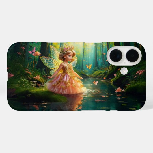 Eine magische Fee in einem Teich Case-Mate iPhone Hülle (Rückseite (Horizontal))